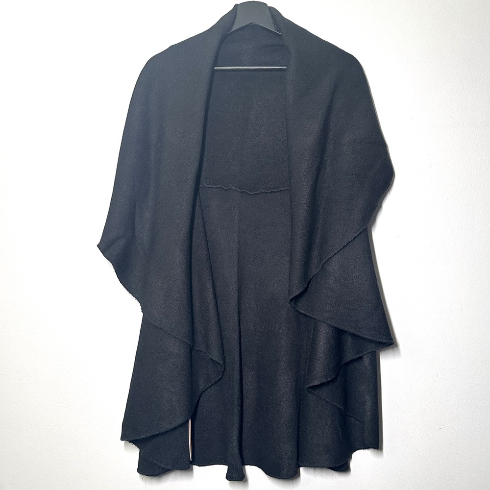 NWT Look By M Shawl Vest Sweater Poncho Wrap